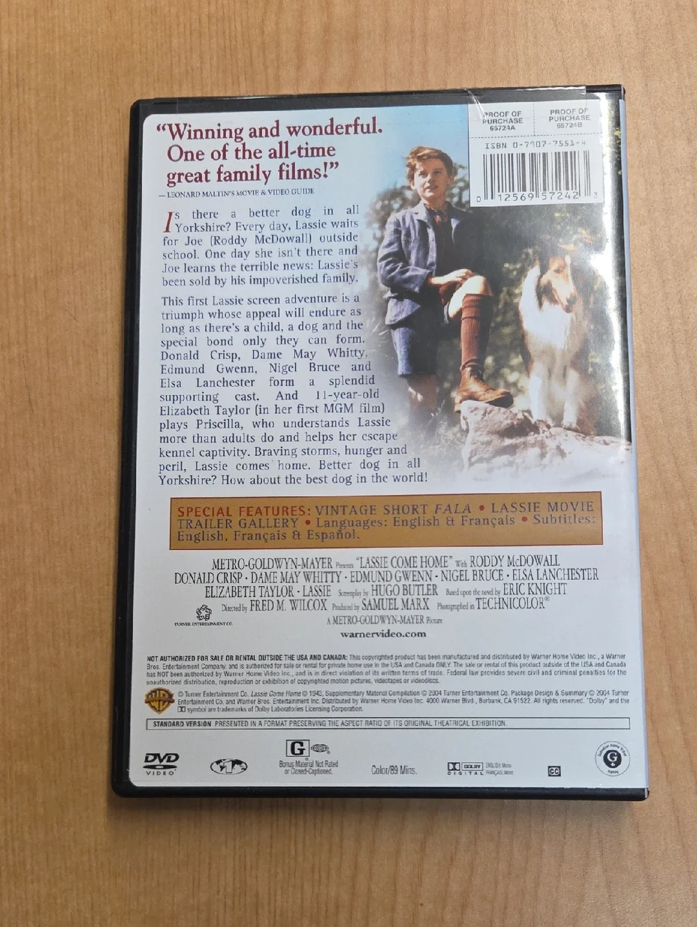 Lassie Dvd And Dvd‎ And Audio Cassette Of Because Of Winn Dixie